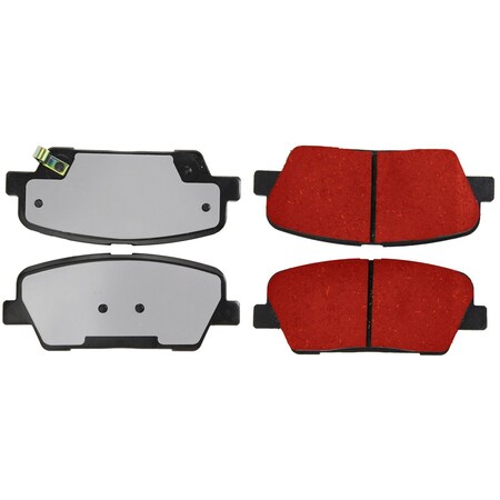 Centric Parts Pq Pro Disc Brake Pads, 500.12841 500.12841